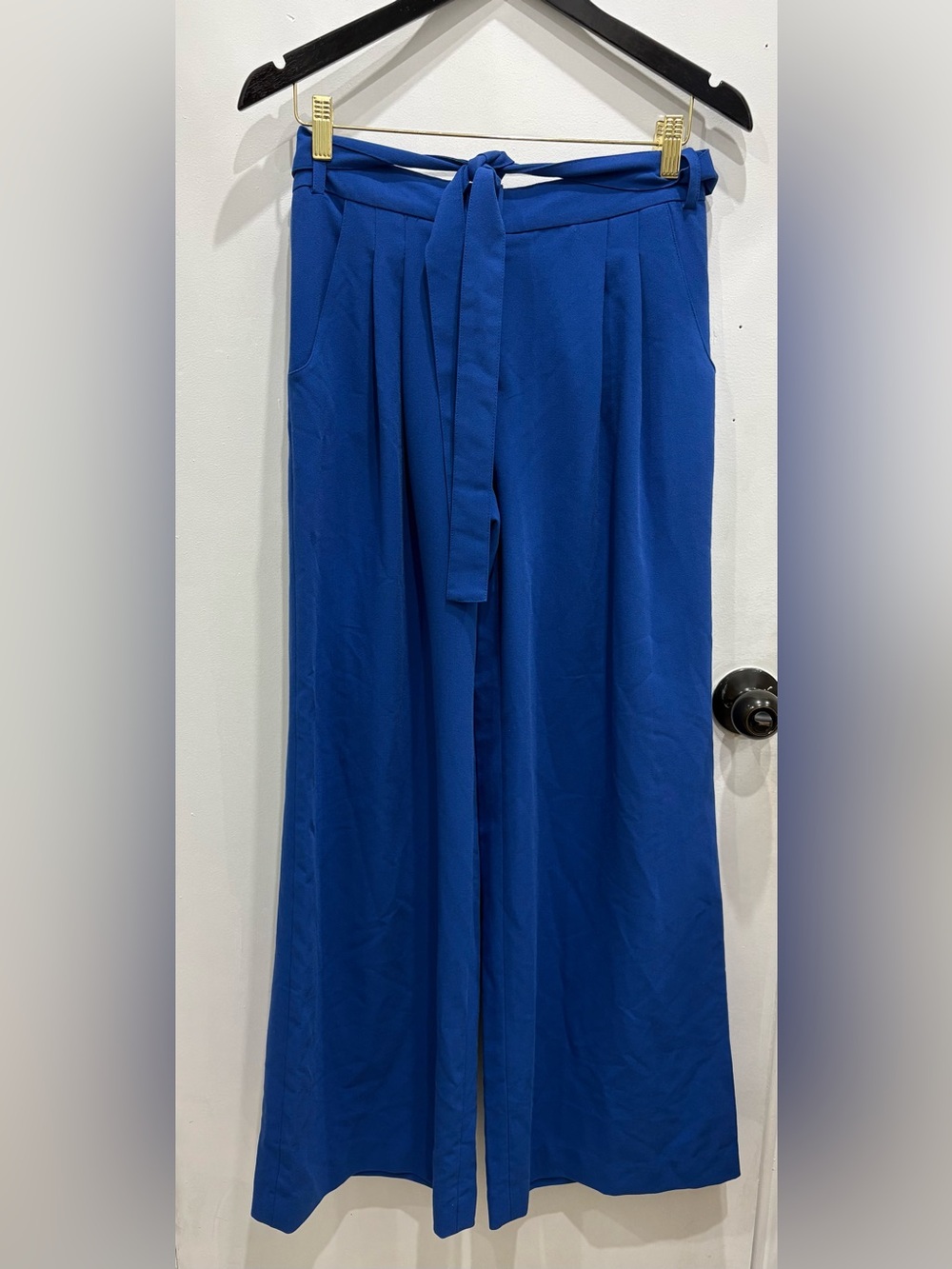 🦋 Sandro Studio royal Blue wide leg pants